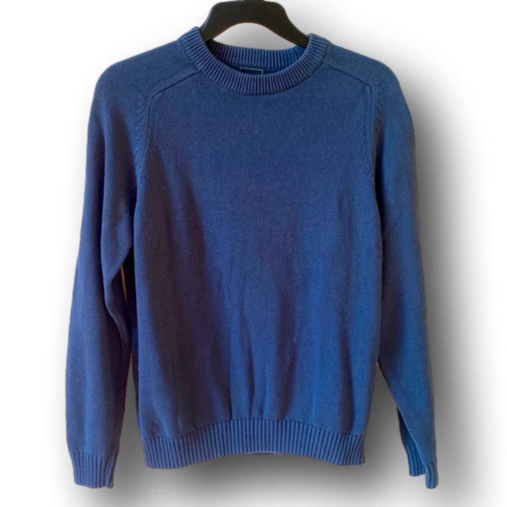 Mens Arrow Blue Crew Neck Sweater - Size Small